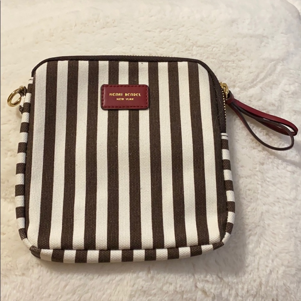 Henri Bendel Striped Pouch